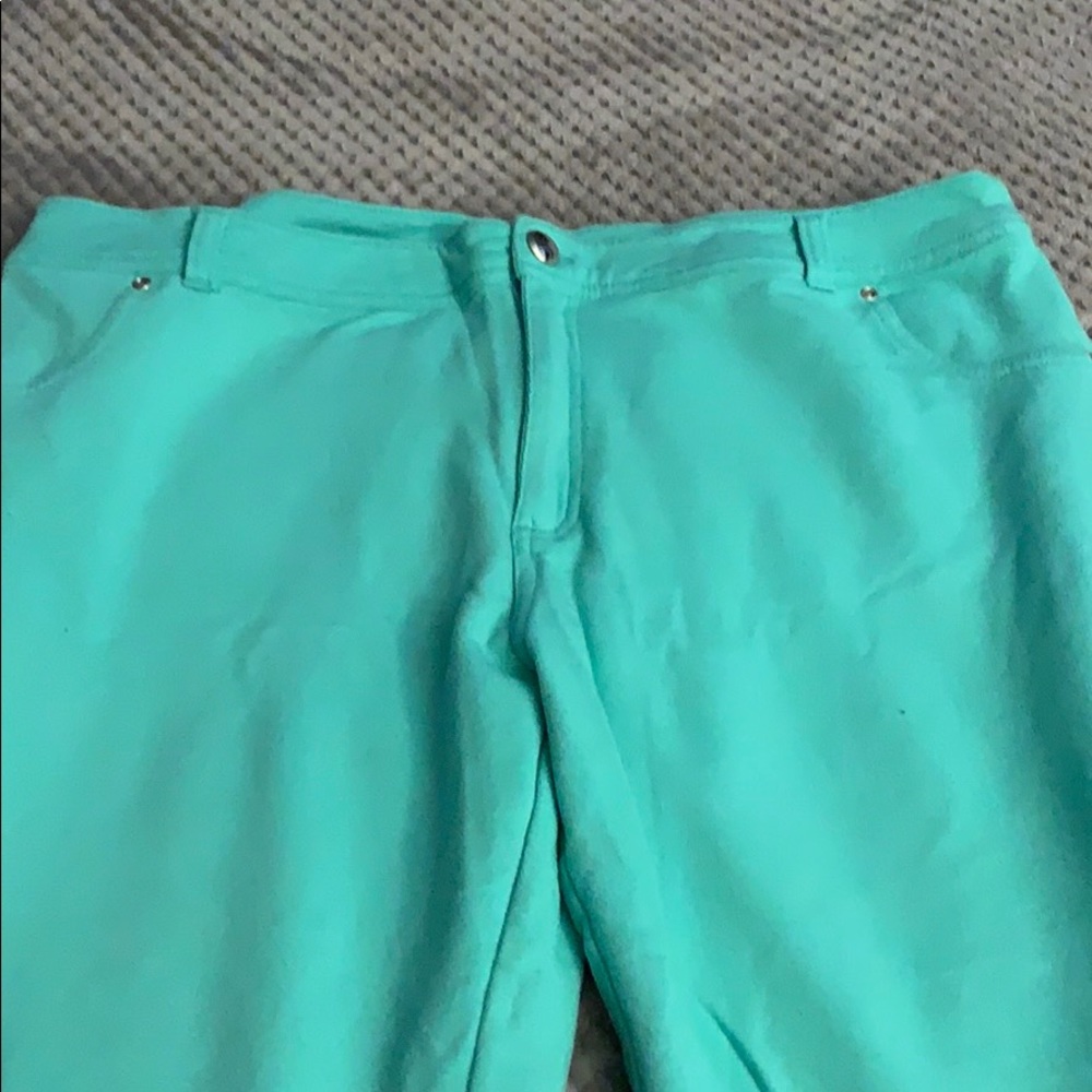 Blue capris - Picture 2 of 4